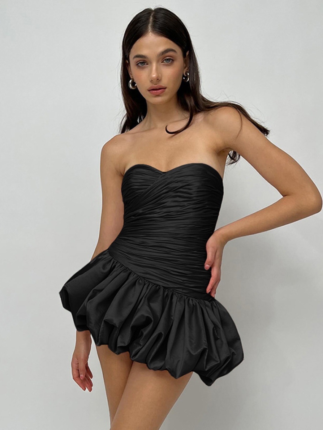 

KPOP A-Line Dress, Black
