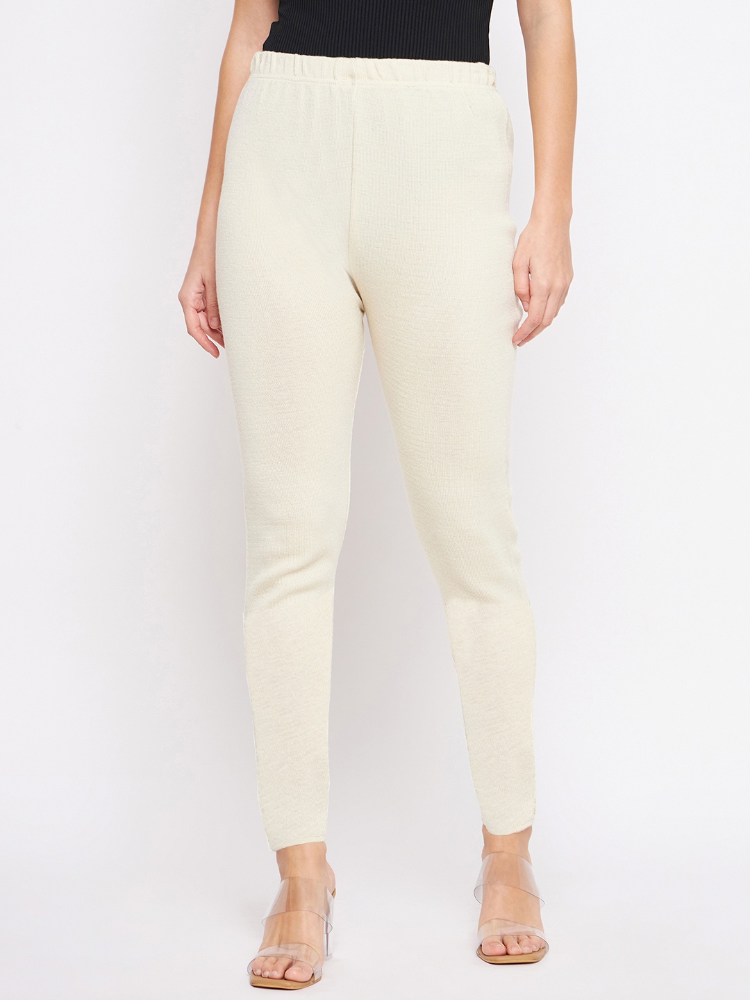 

Castle Lifestyle Women Ankle-length Leggings, Off white