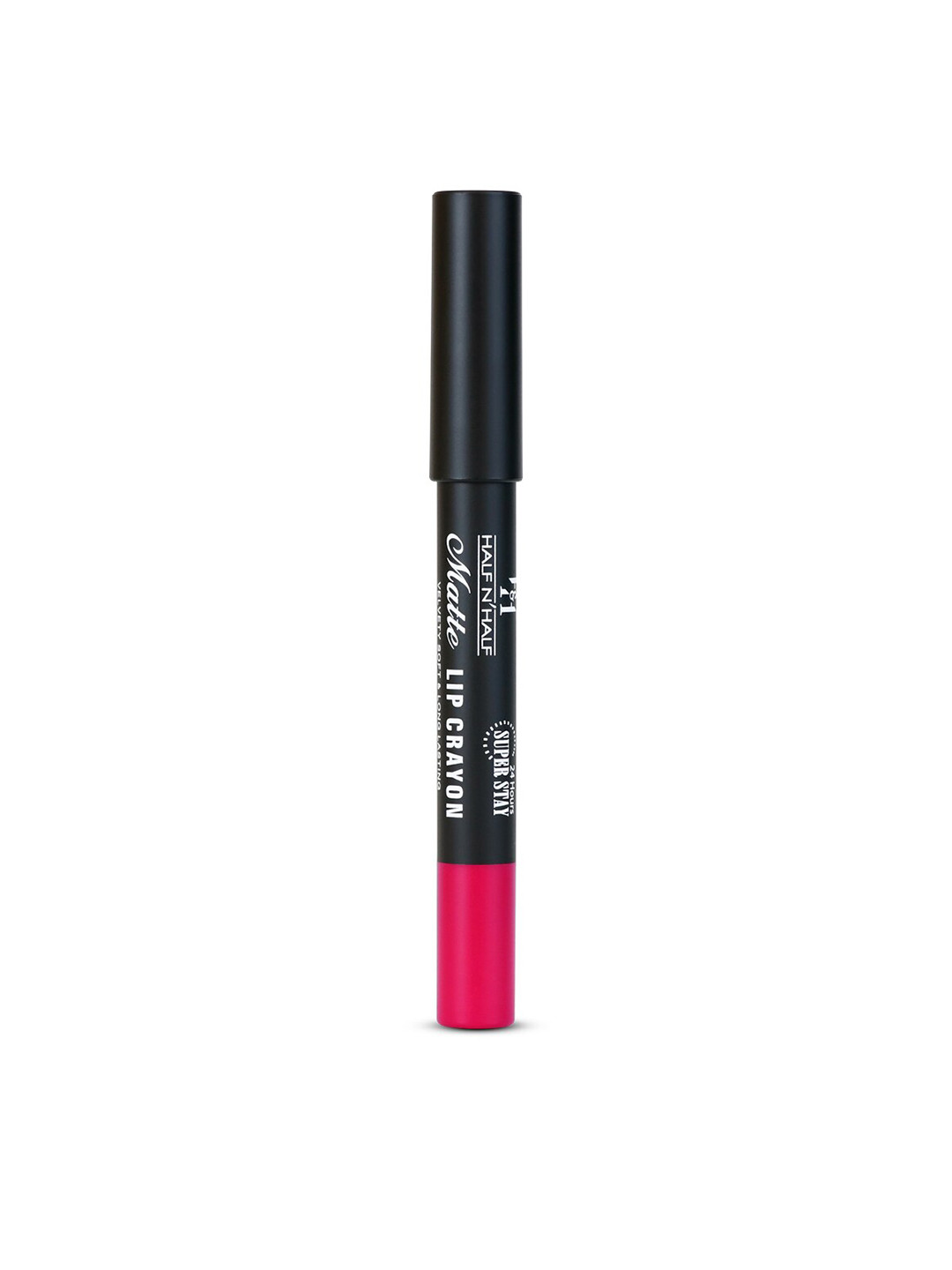 

Half N Half Matte Lip Crayon - Pink Glare