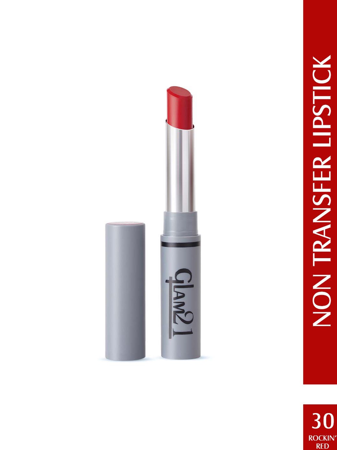 

GLAM21 Creamy Matte Long-Lasting Non-Transfer Pigmented Lipstick 2g - Rockin'Red 30