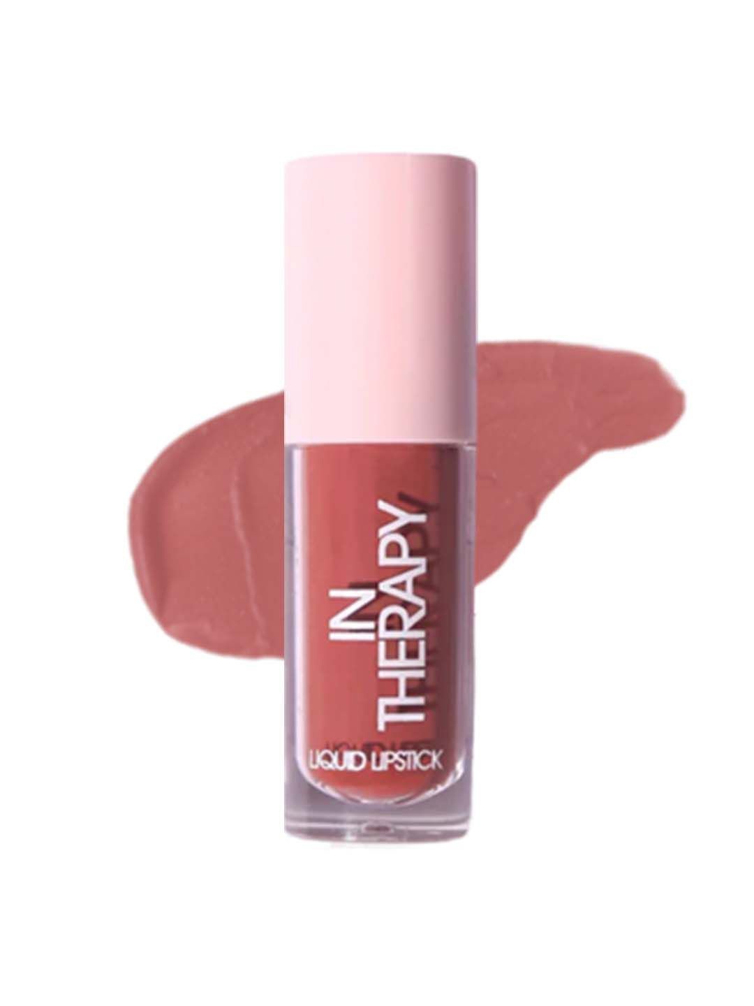 

FLOSSY COSMETICS In Therapy Liquid Lipstick With Coconut Oil-4ml-Play Date, Pink
