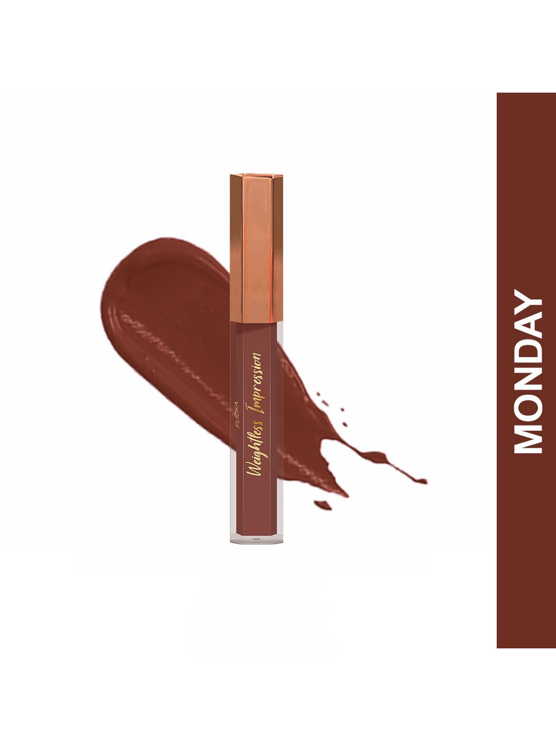 

FLiCKA Weightless Impression Matte Liquid Lipstick 1.6 ml - Monday 13, Brown