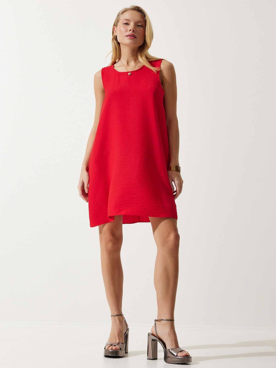 

Happiness istanbul A-Line Dress, Red