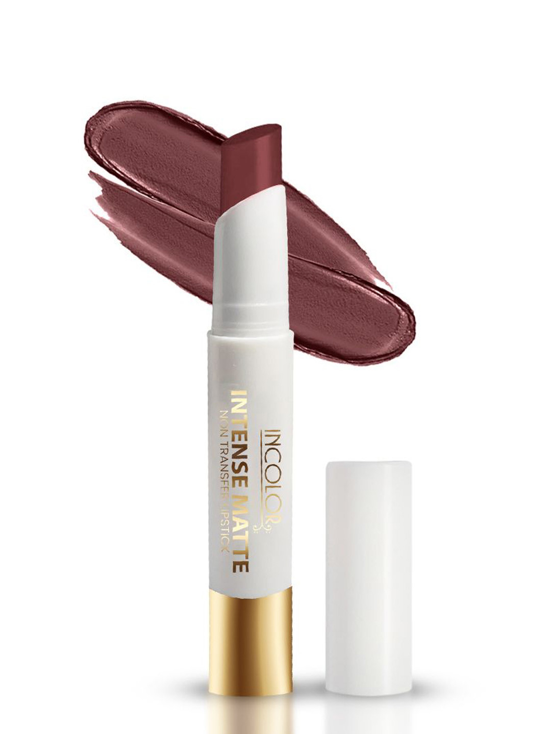 

INCOLOR Intense Matte Non Transfer Long Lasting Lipstick - High On Love 11, Coffee brown