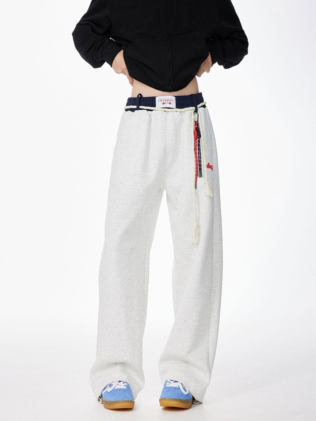 

StyleCast Women Original Fit Mid-Rise Wide Leg Trousers, White