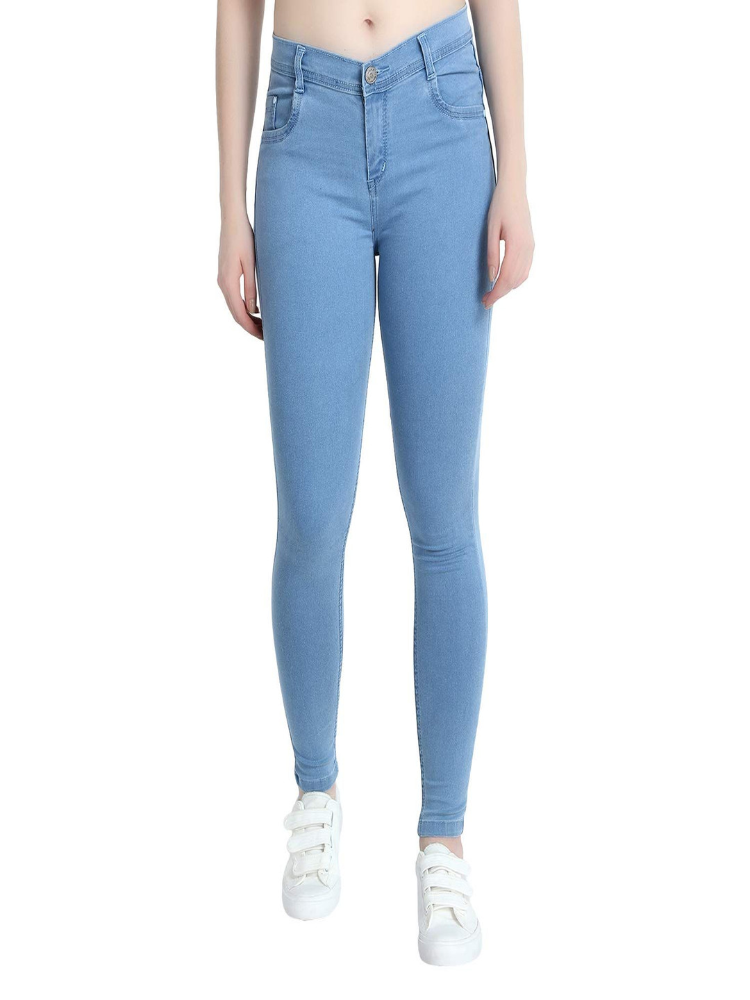 

Perfect Outlet Women High-Rise Stretchable Jeans, Blue