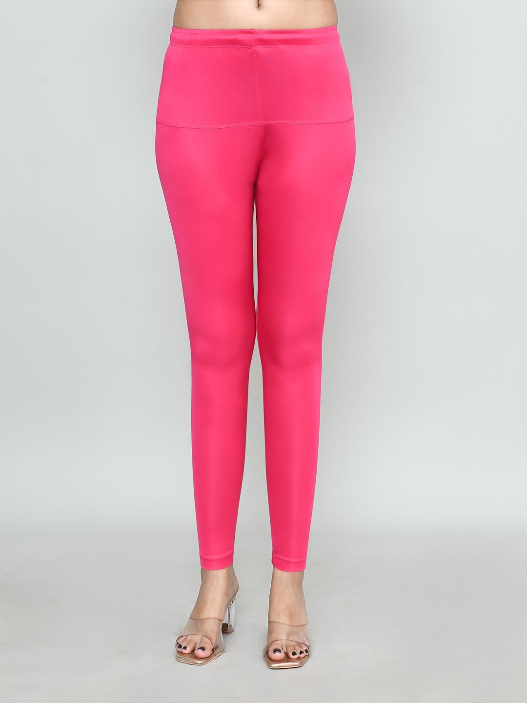 

RAPL Women Mid-Rise Ankle-Length Leggings, Pink