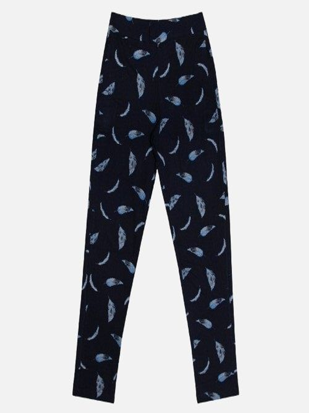 

PROTEENS Women Printed Cotton Mid Rise Lounge Pants, Navy blue