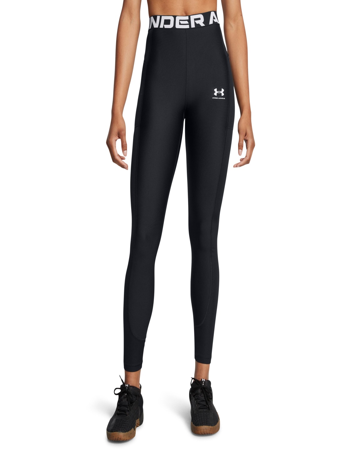

UNDER ARMOUR HeatGear Women Running Sports Tights, Black