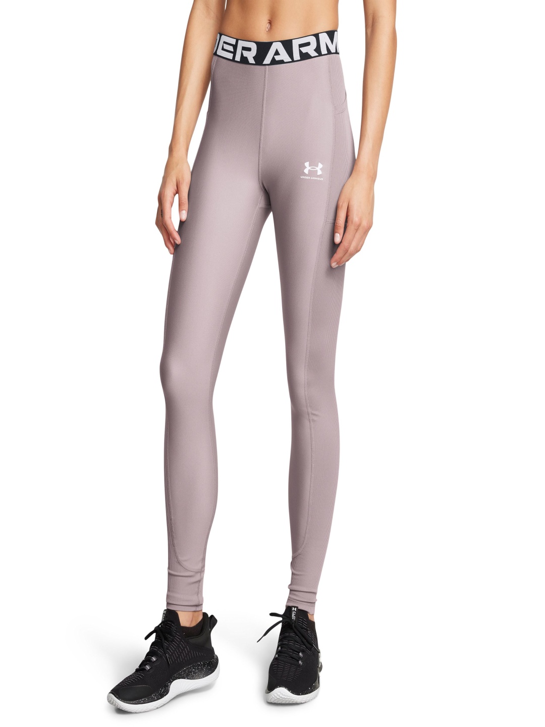 

UNDER ARMOUR HeatGear Women Running Sports Tights, Grey