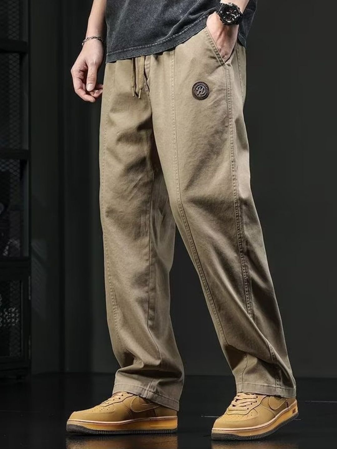

StyleCast Men Original Regular Fit Trousers, Khaki