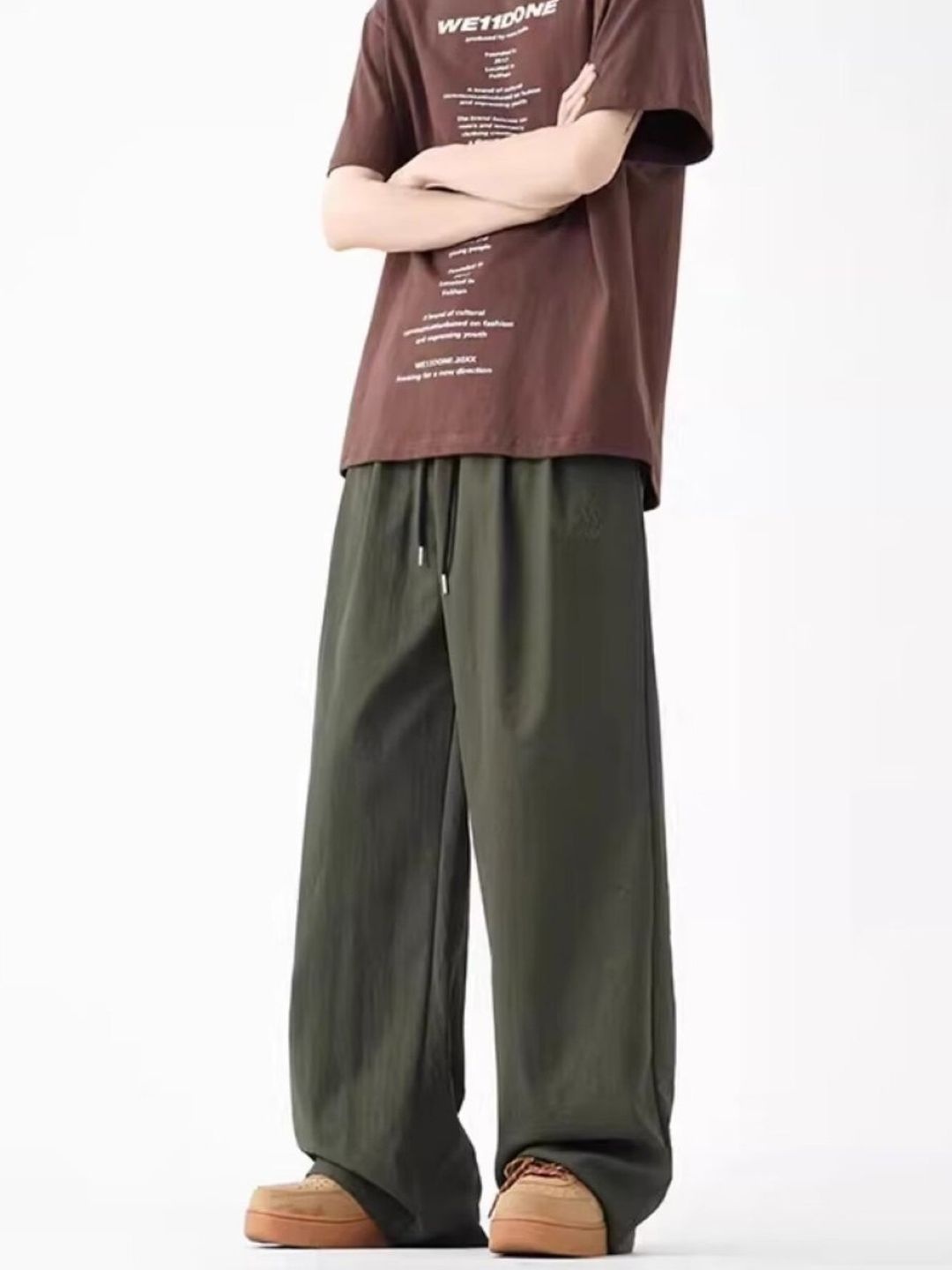 

StyleCast Men Original Mid-Rise Regular Fit Trousers, Green