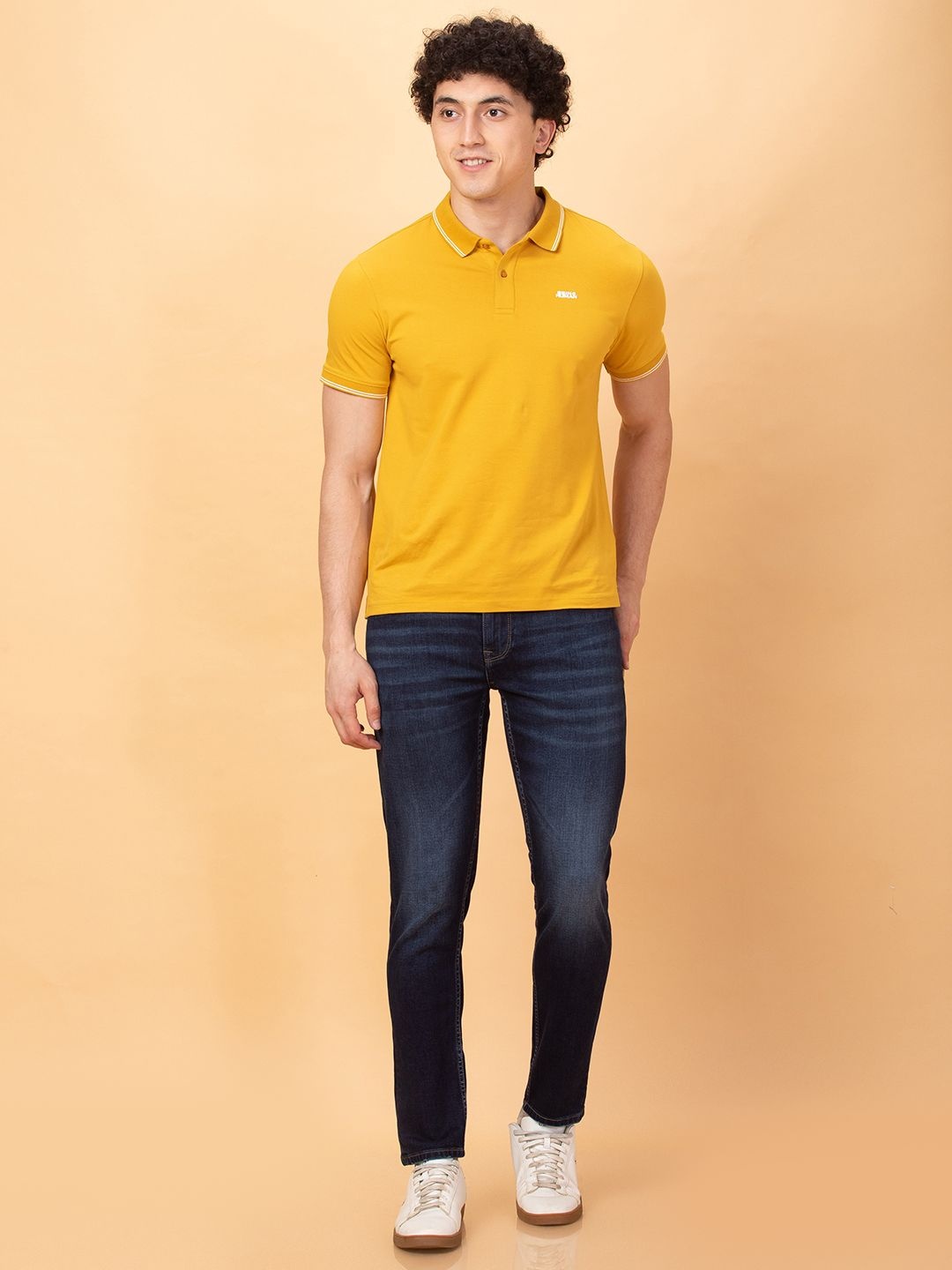 

Being Human Men Slim Fit Mid-Rise Light Fade Jeans, Black