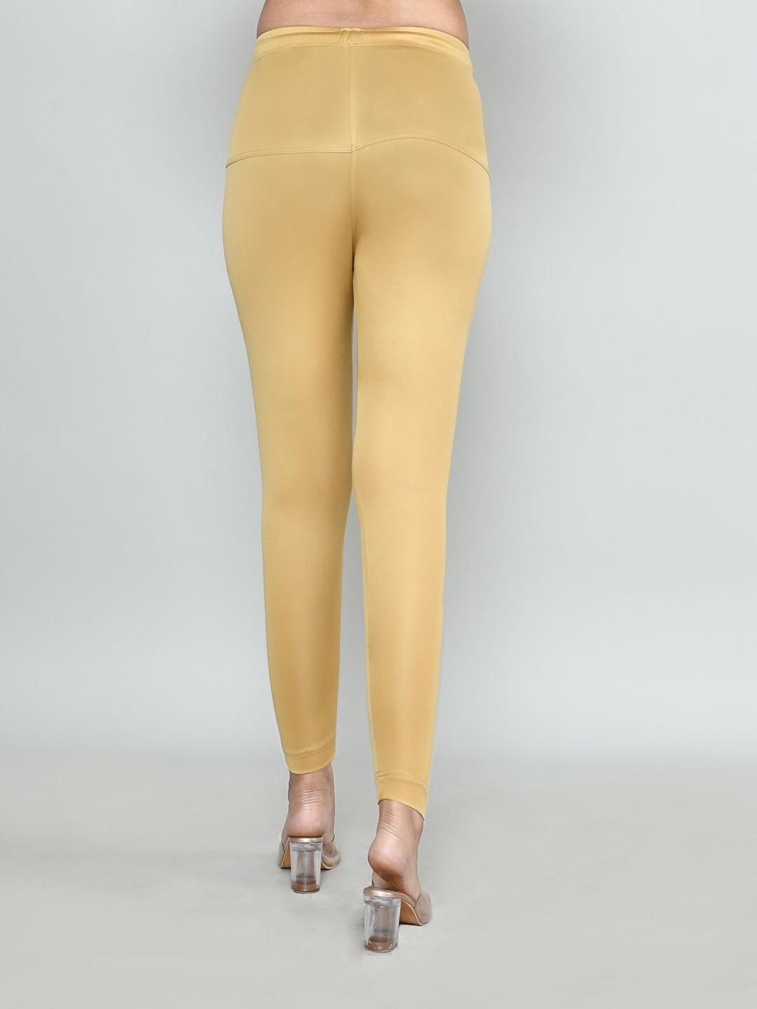 

RAPL Women Pack Of 2 Cotton Blend Breathable Ankle Length Leggings, Mustard