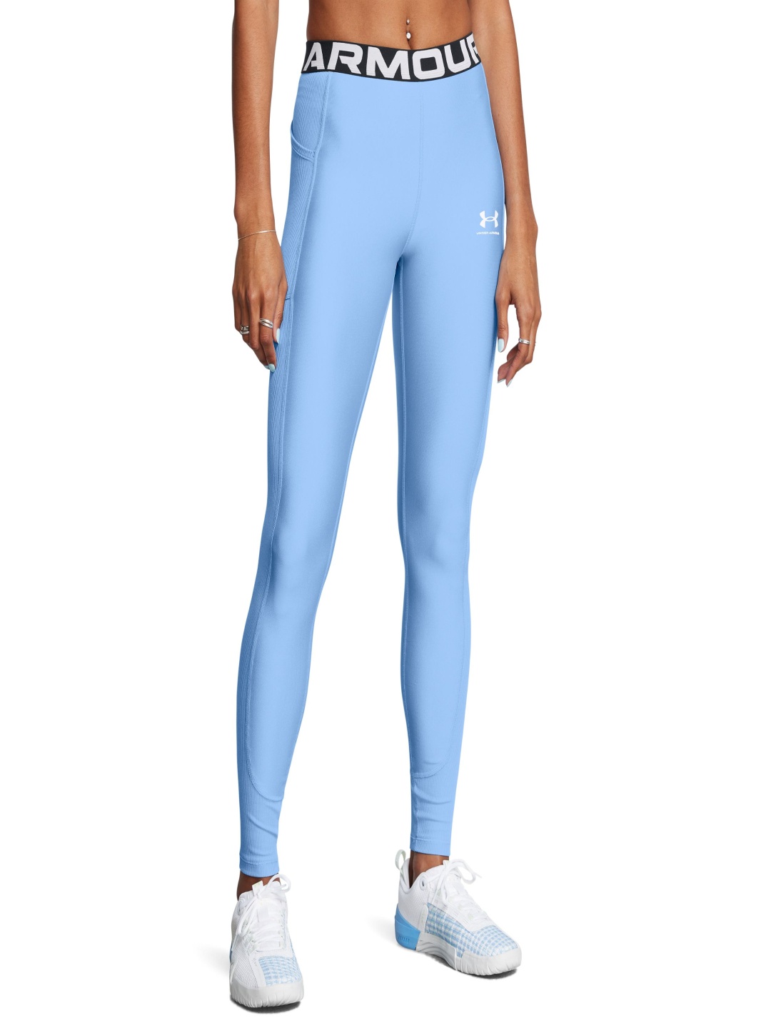 

UNDER ARMOUR HeatGear Women Running Sports Tights, Blue