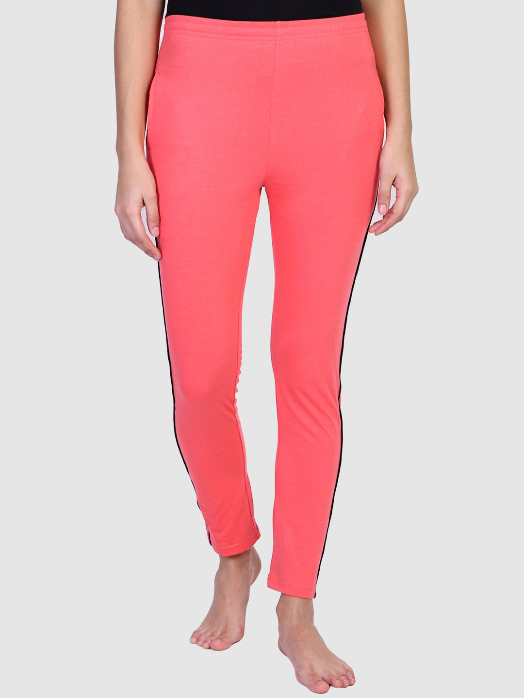 

PROTEENS Women Striped Cotton Lounge Pants, Pink