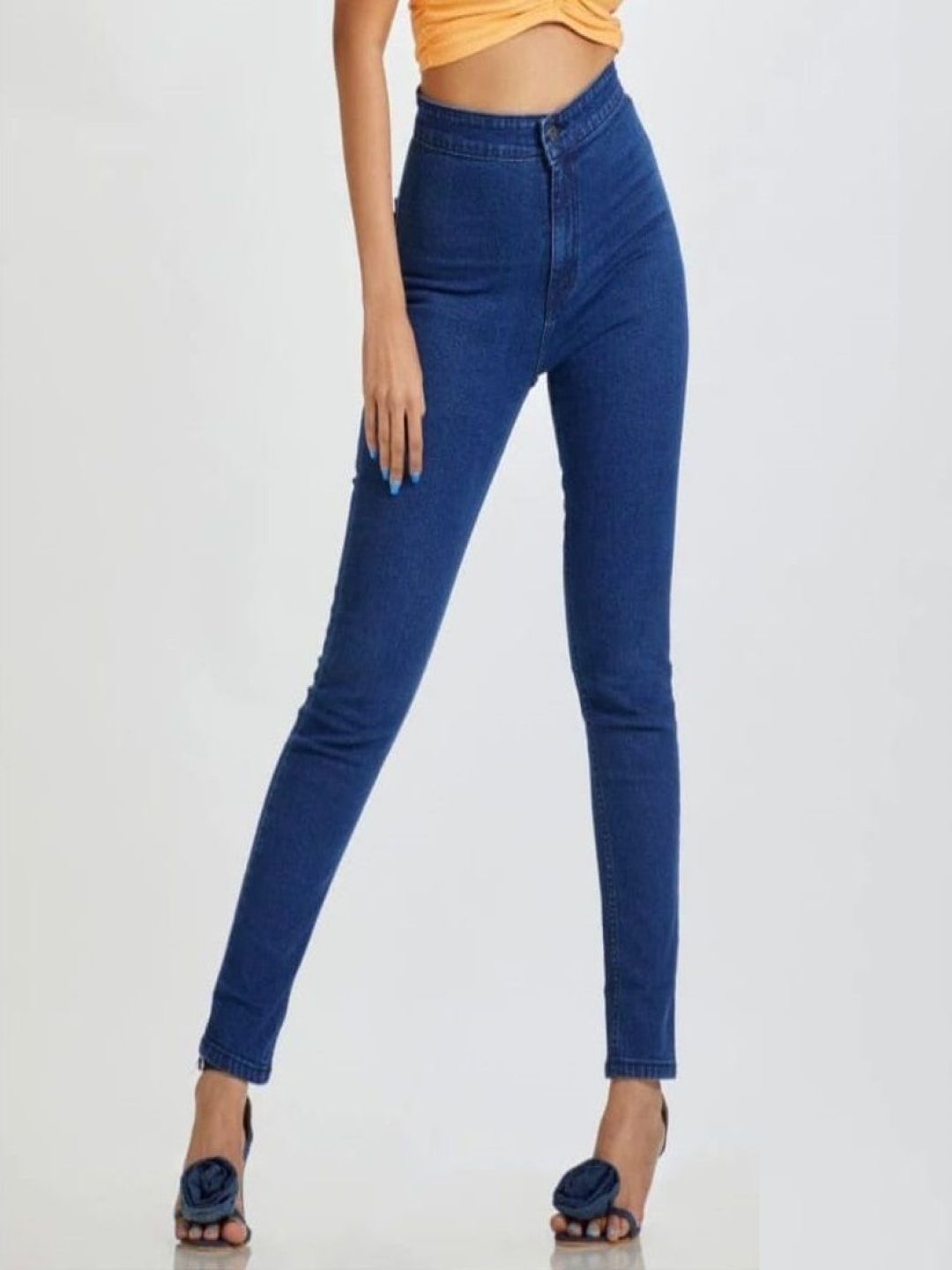 

Perfect Outlet Women High-Rise Stretchable Jeans, Navy blue