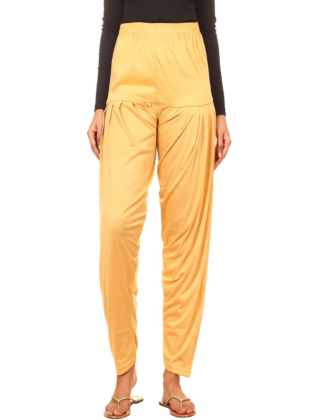 

AFRA GARMENTS Women Loose Fit High Rise Patiala, Beige
