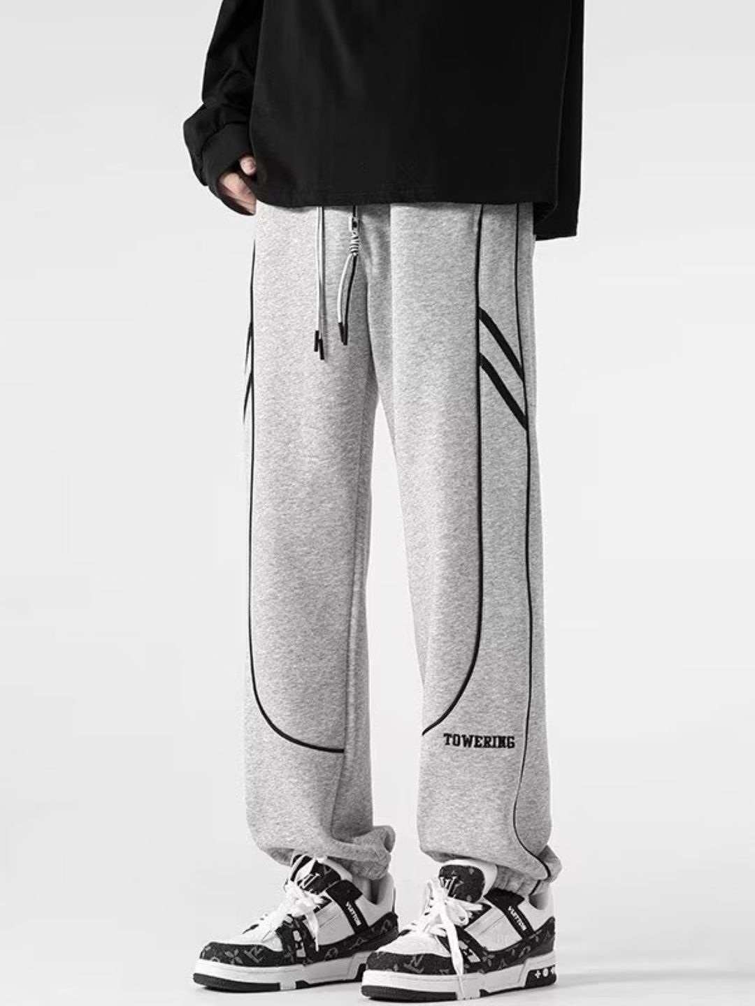 

StyleCast Men Printed Original Regular Trousers, Silver