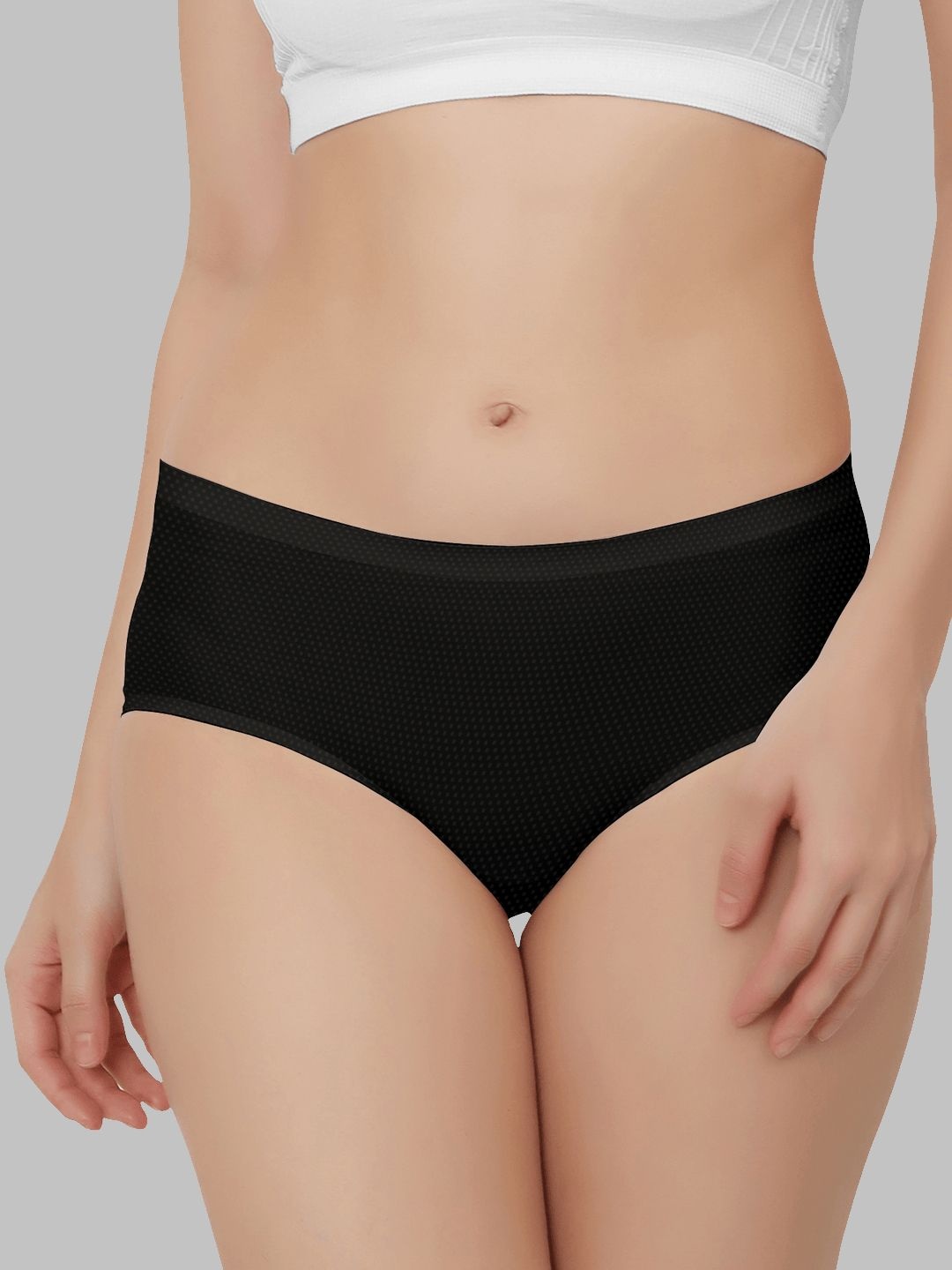 

Bella Voste Pack Of 2 Low-Rise Breathable Period Briefs, Black