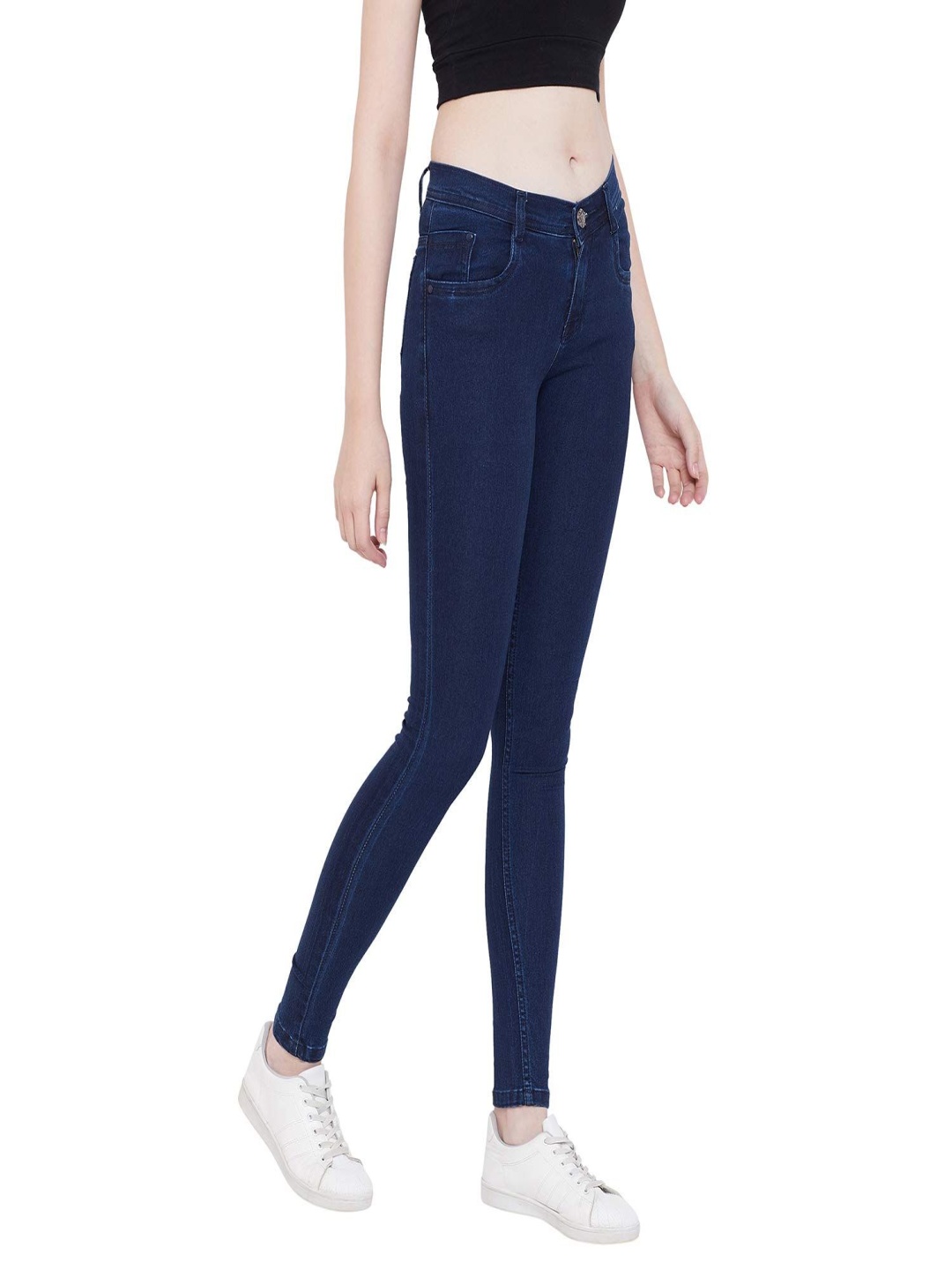 

Perfect Outlet Women High-Rise Stretchable Jeans, Navy blue