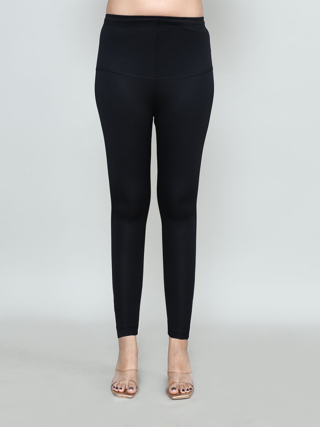 

RAPL Women Cotton Blend Breathable Ankle Length Leggings, Black