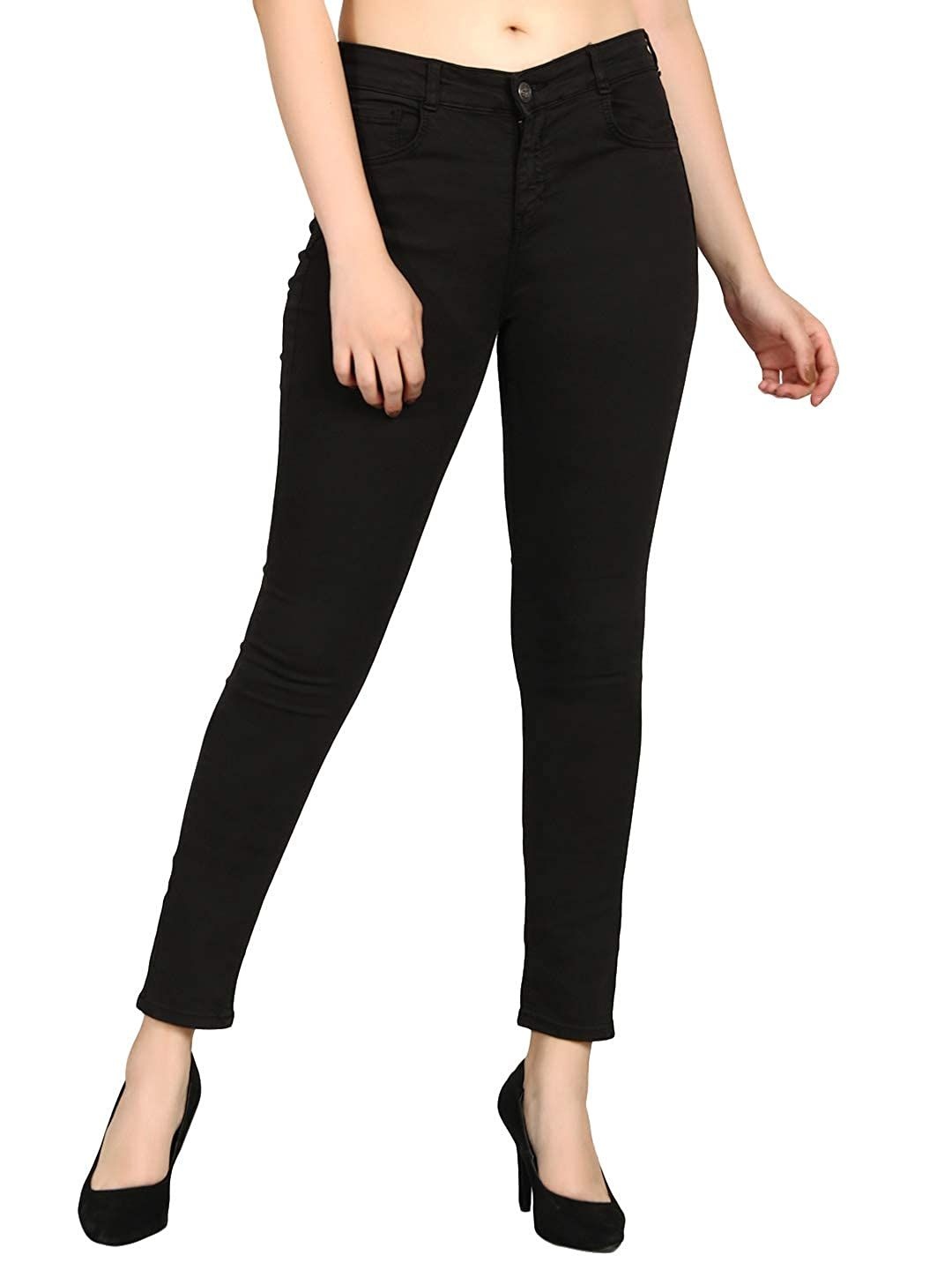 

Perfect Outlet Women High-Rise Stretchable Jeans, Black