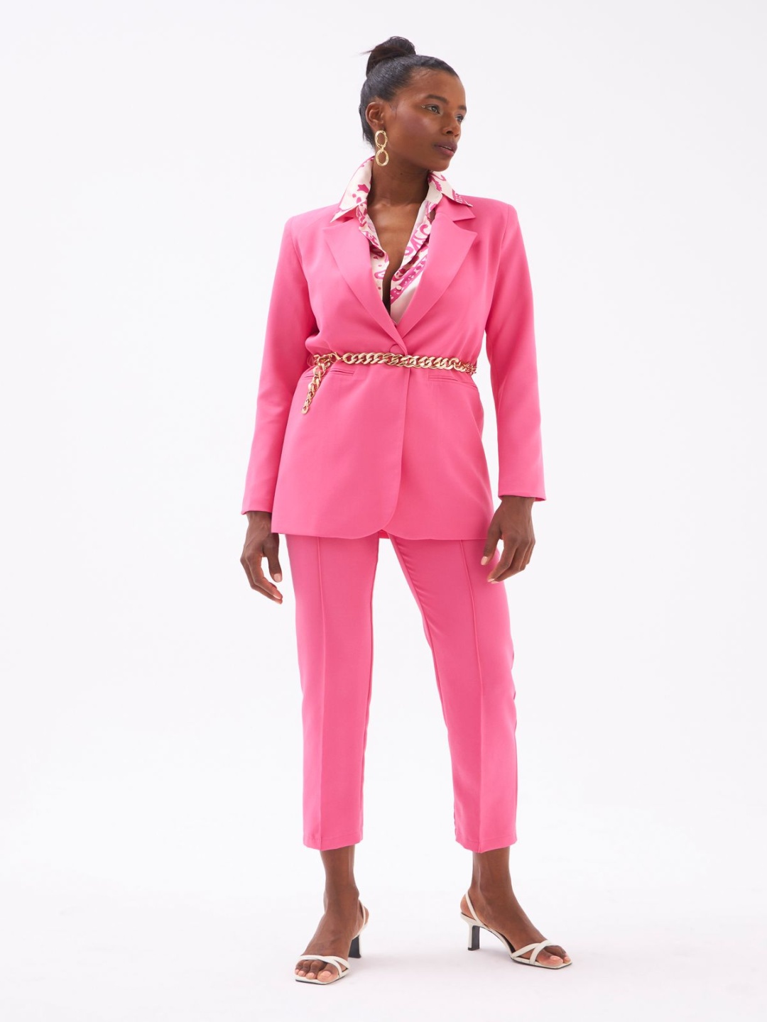 

Fashion Gaiia Women Mid-Rise Trousers, Pink