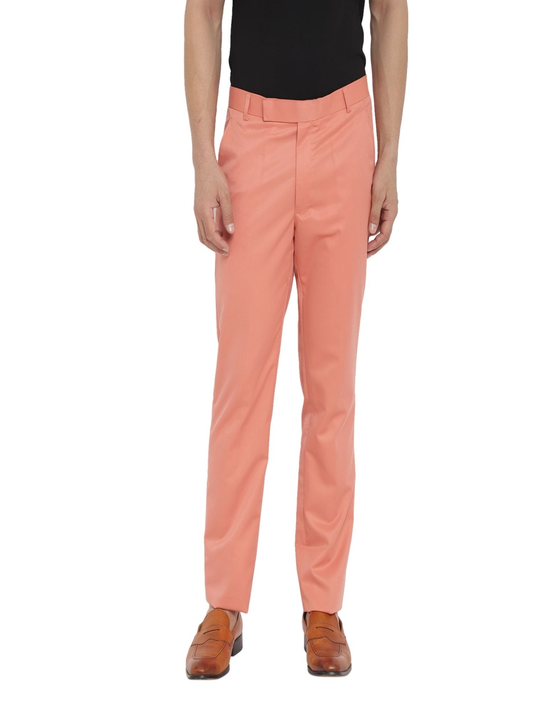 

READYON Men Regular Fit Trousers, Pink