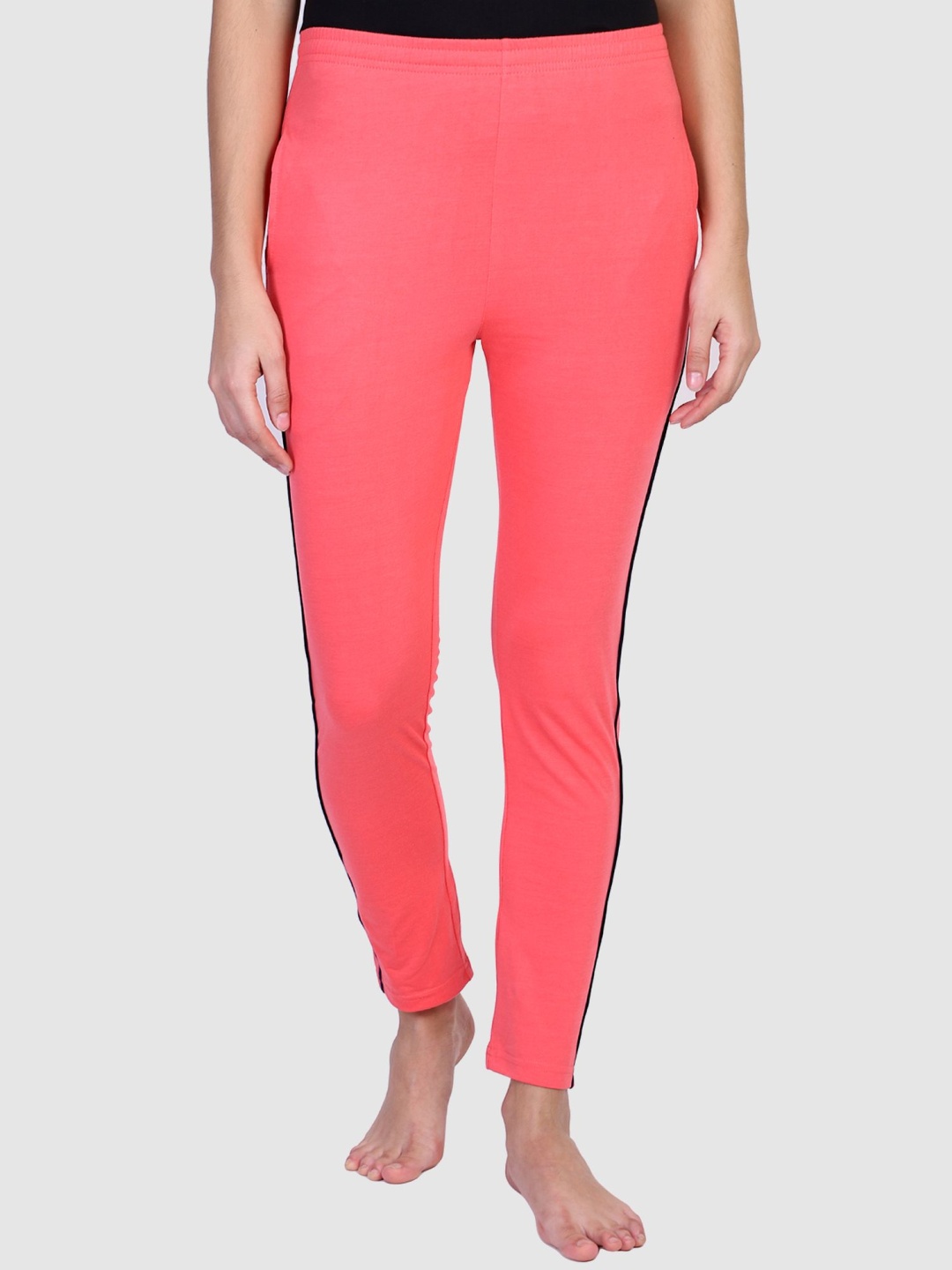 

PROTEENS Women Cotton Mid-Rise Lounge Pants, Pink