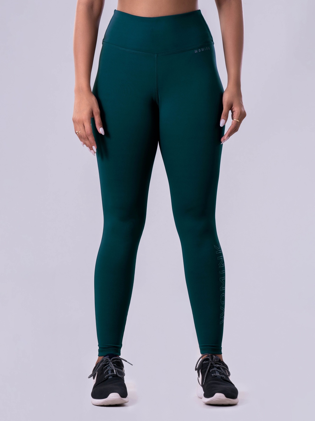 

WOMINK Empower Women High-Rise Ankle-Length Rapid Dry Gym Tights, Green
