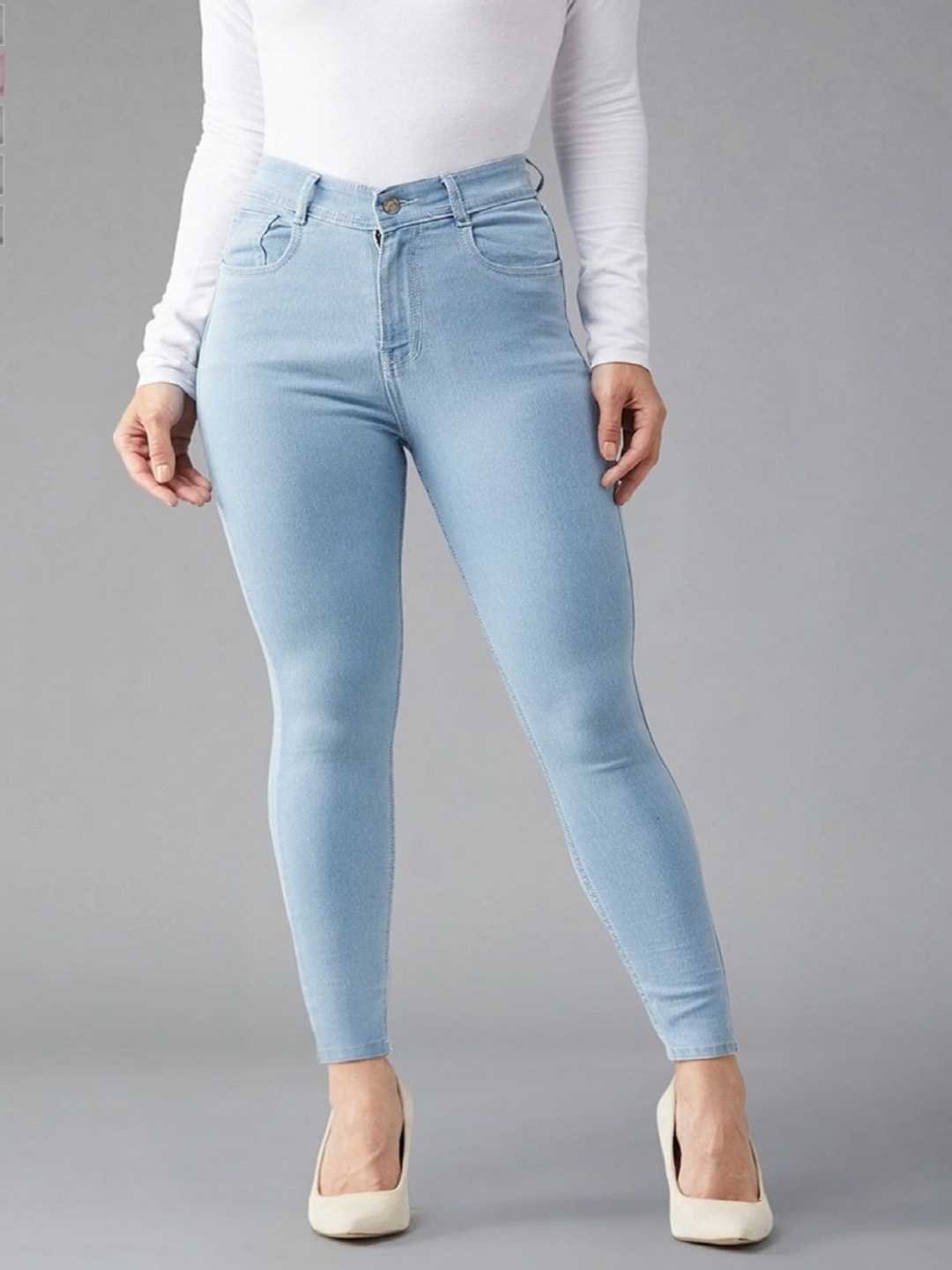 

Perfect Outlet Women High-Rise Stretchable Jeans, Blue