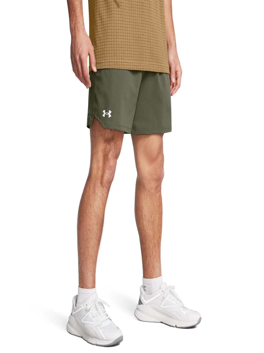 

UNDER ARMOUR UA Vanish Men Brand Logo Printed Slim Fit Mid Rise Shorts, Green