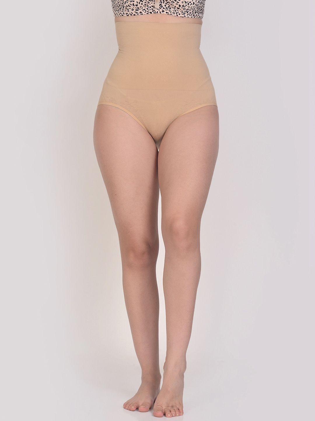 

HOT BEES Women High-Waist Seamless Tummy Shapewear, Nude