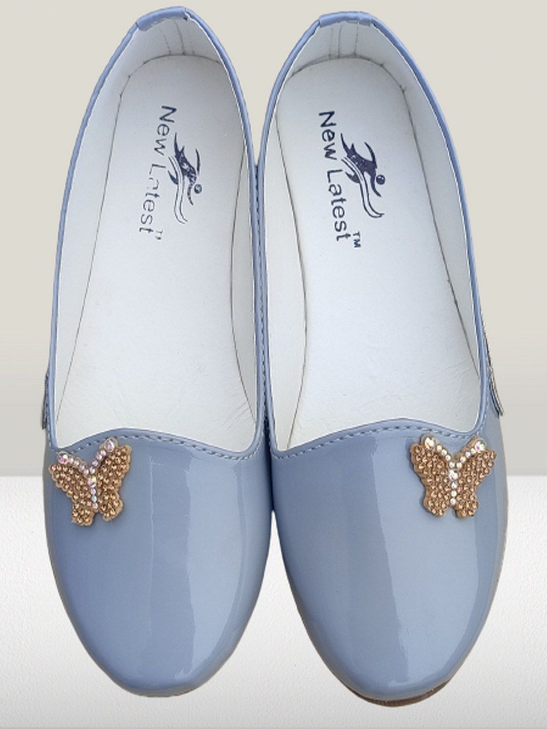 

NEW LATEST Girls Slip-On Ballerinas Flats, Blue