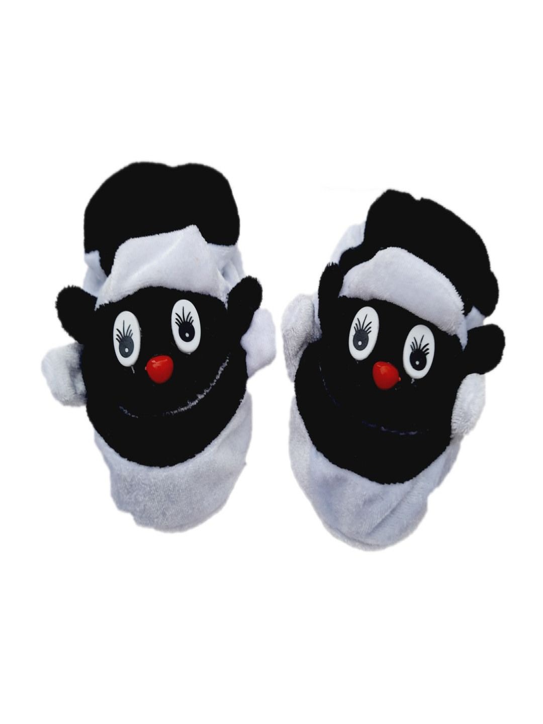 

LMN CHILD CARE Kids Slip-On Booties, Black