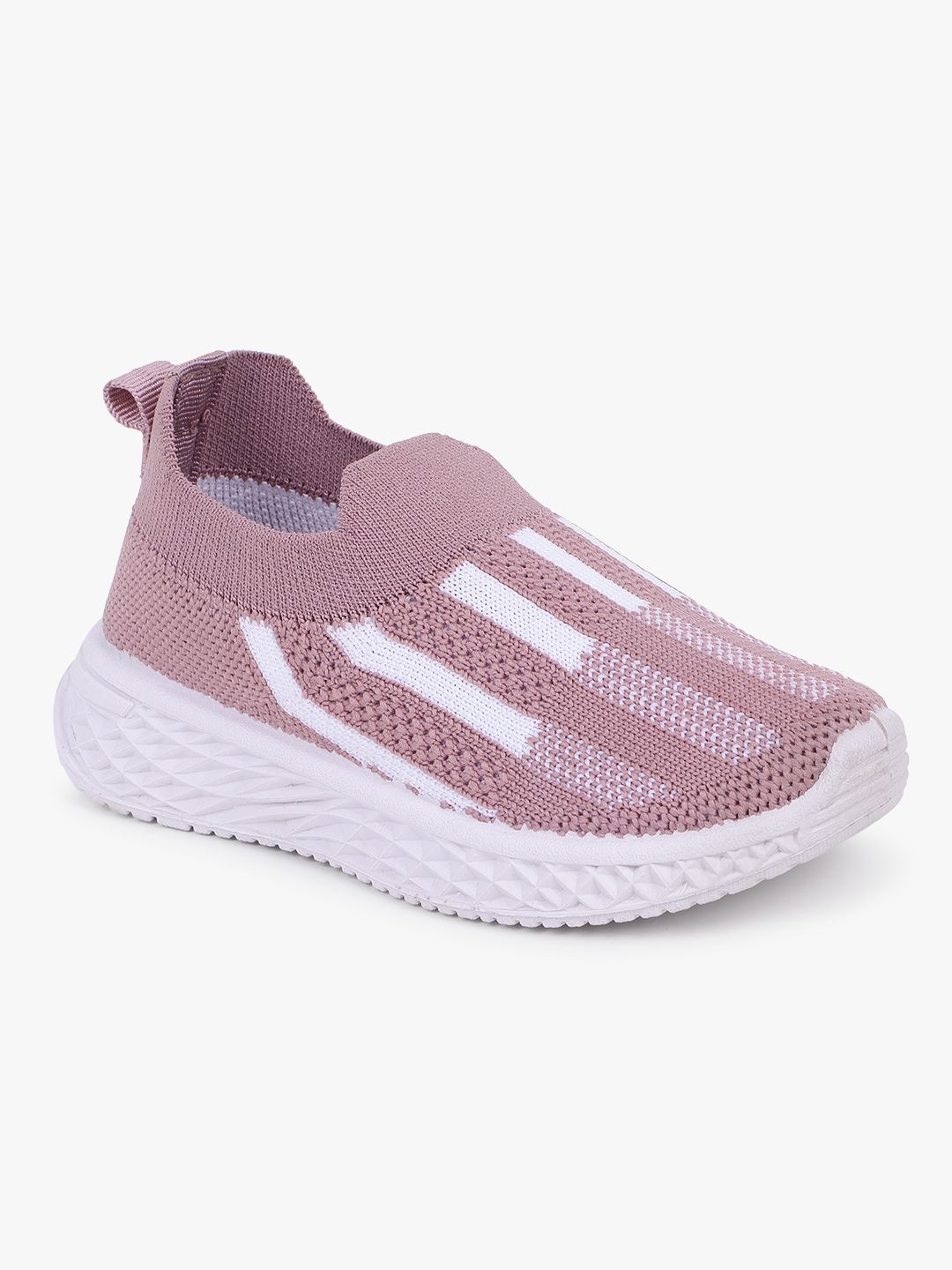 

Superminis Kids Textile Non-Marking Slip-On Sneakers, Pink
