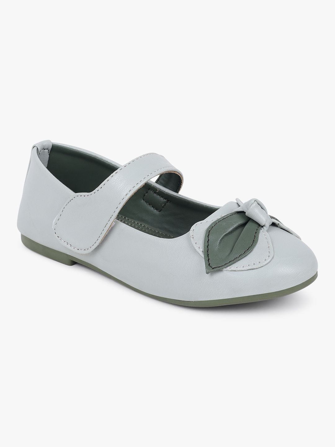 

Superminis Girls Ballerinas with Bows Flats, Green