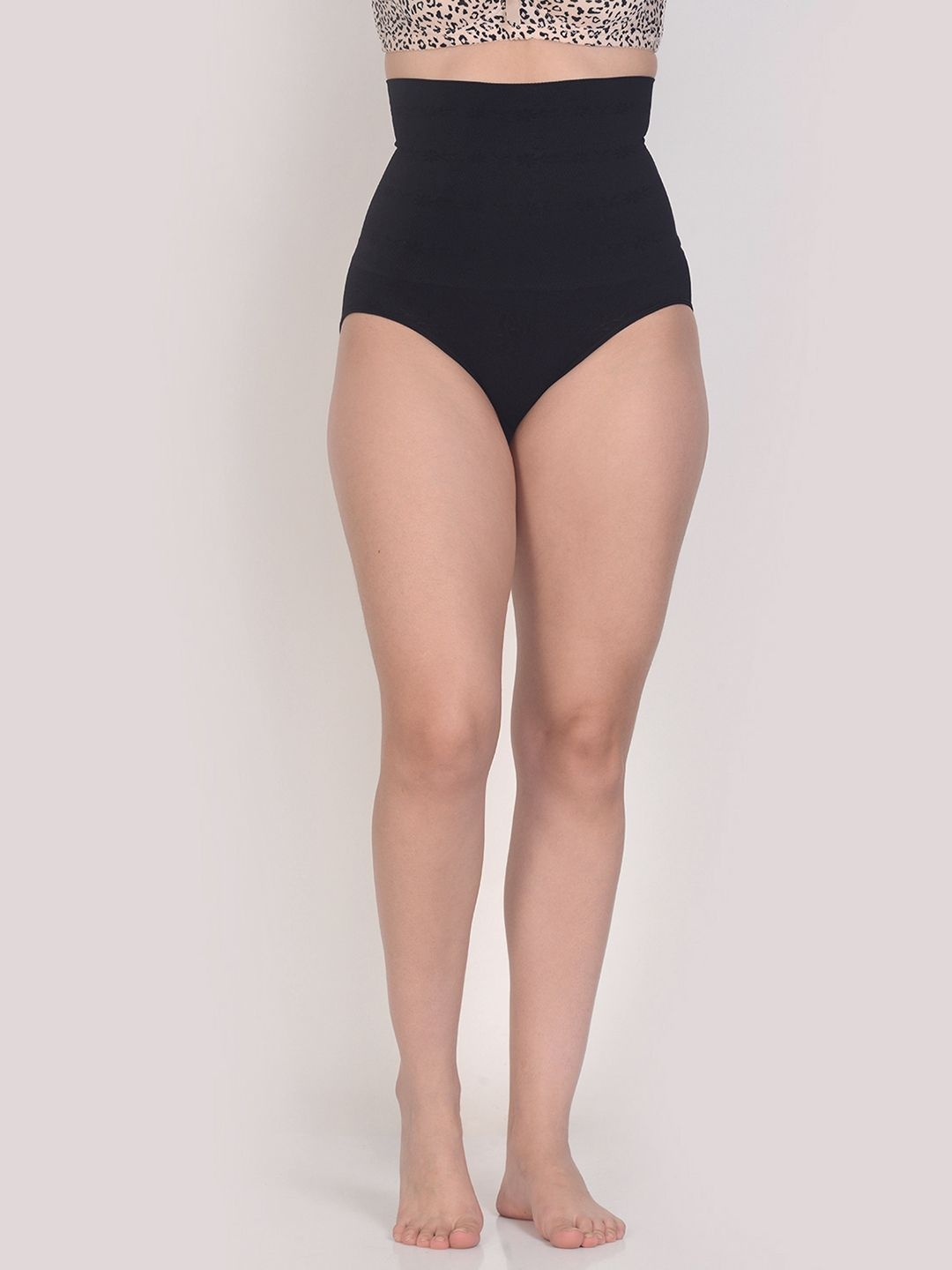 

HOT BEES Women Pack Of 2 High-Waist Seamless Tummy Tucker Assorted Shapewear, Beige
