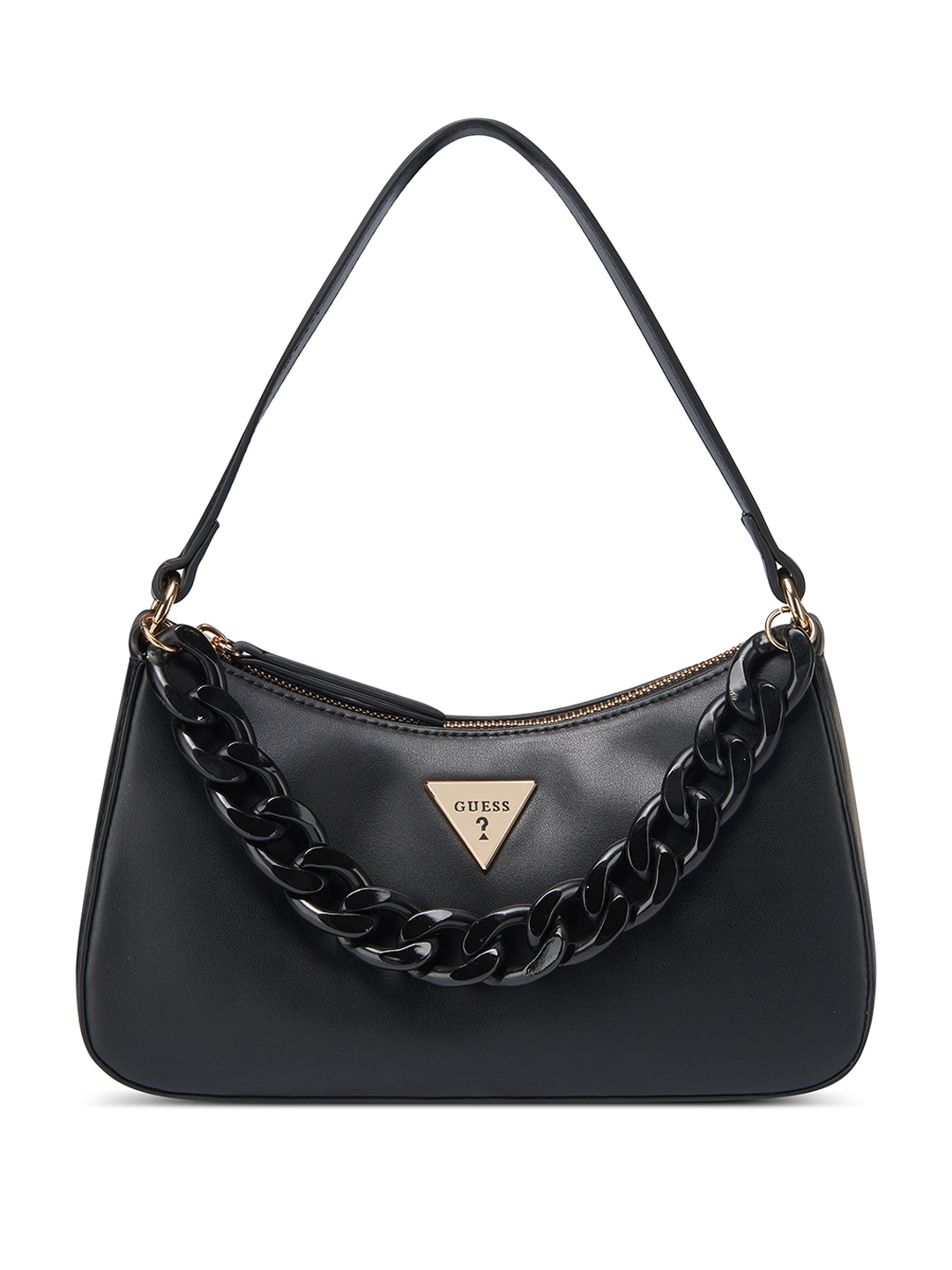

GUESS Structured Handheld Bag, Black