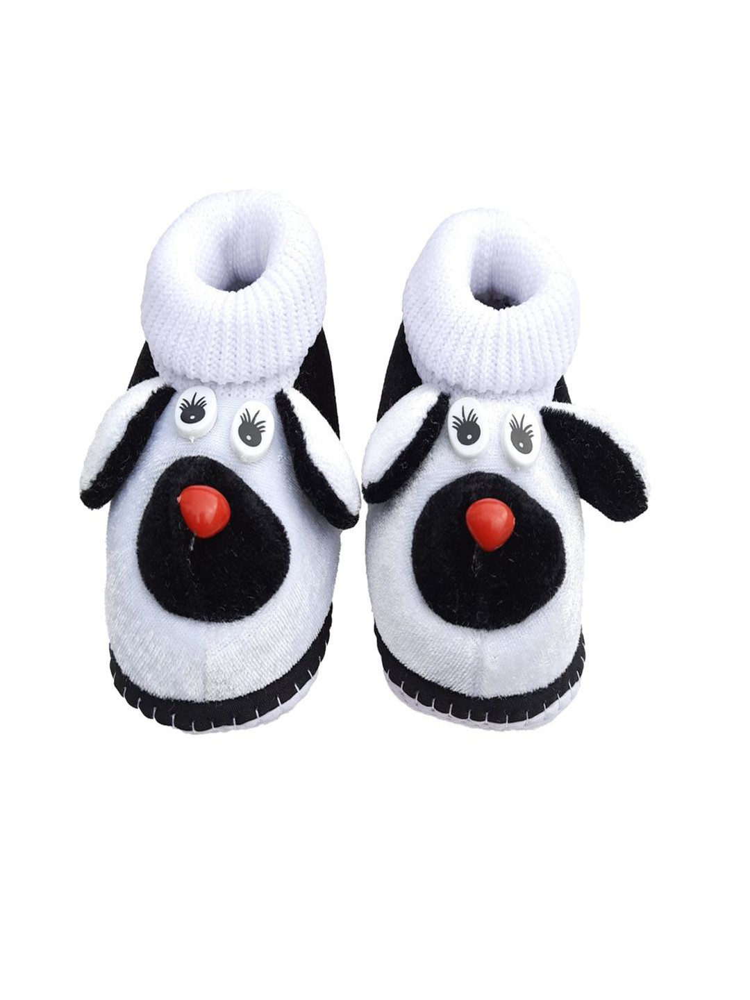 

LMN CHILD CARE Kids Slip-On Booties, White