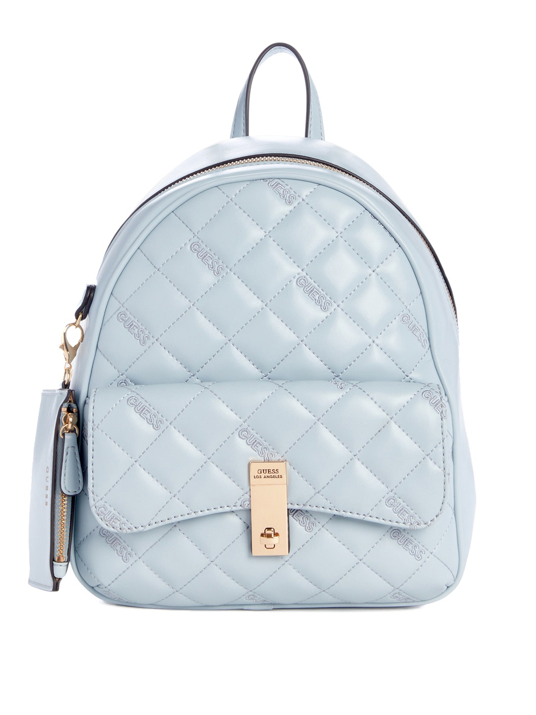 

GUESS Women Quilted Backpack With Pouch, Blue