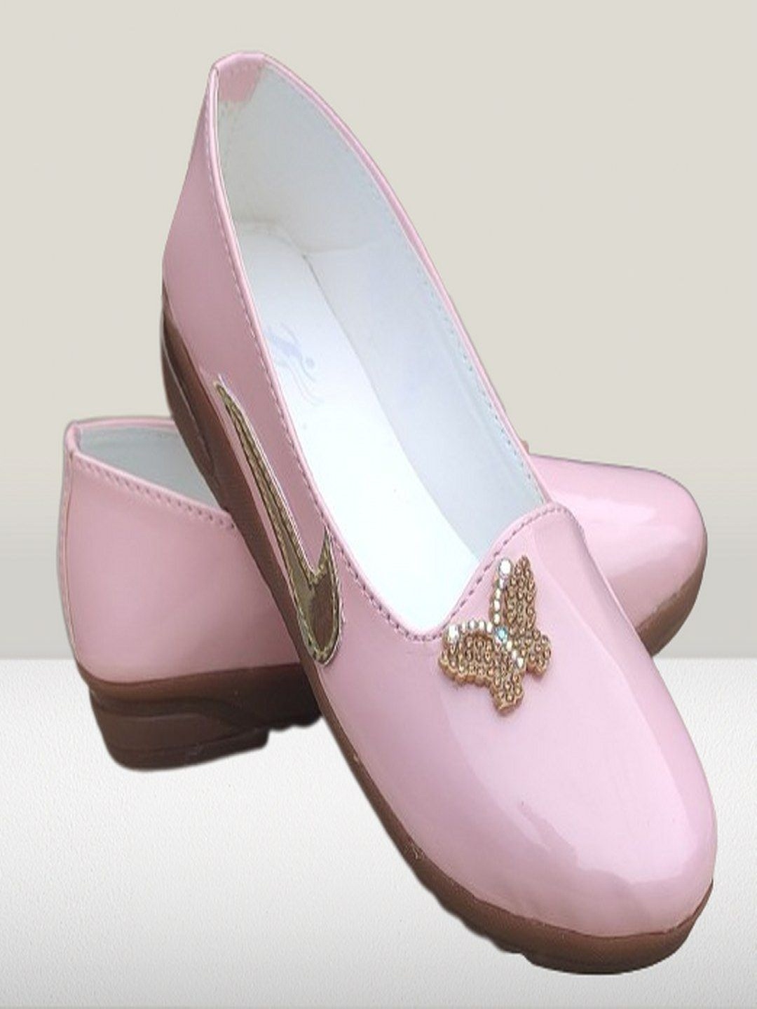 

NEW LATEST Girls Slip-On Ballerinas Flats, Pink