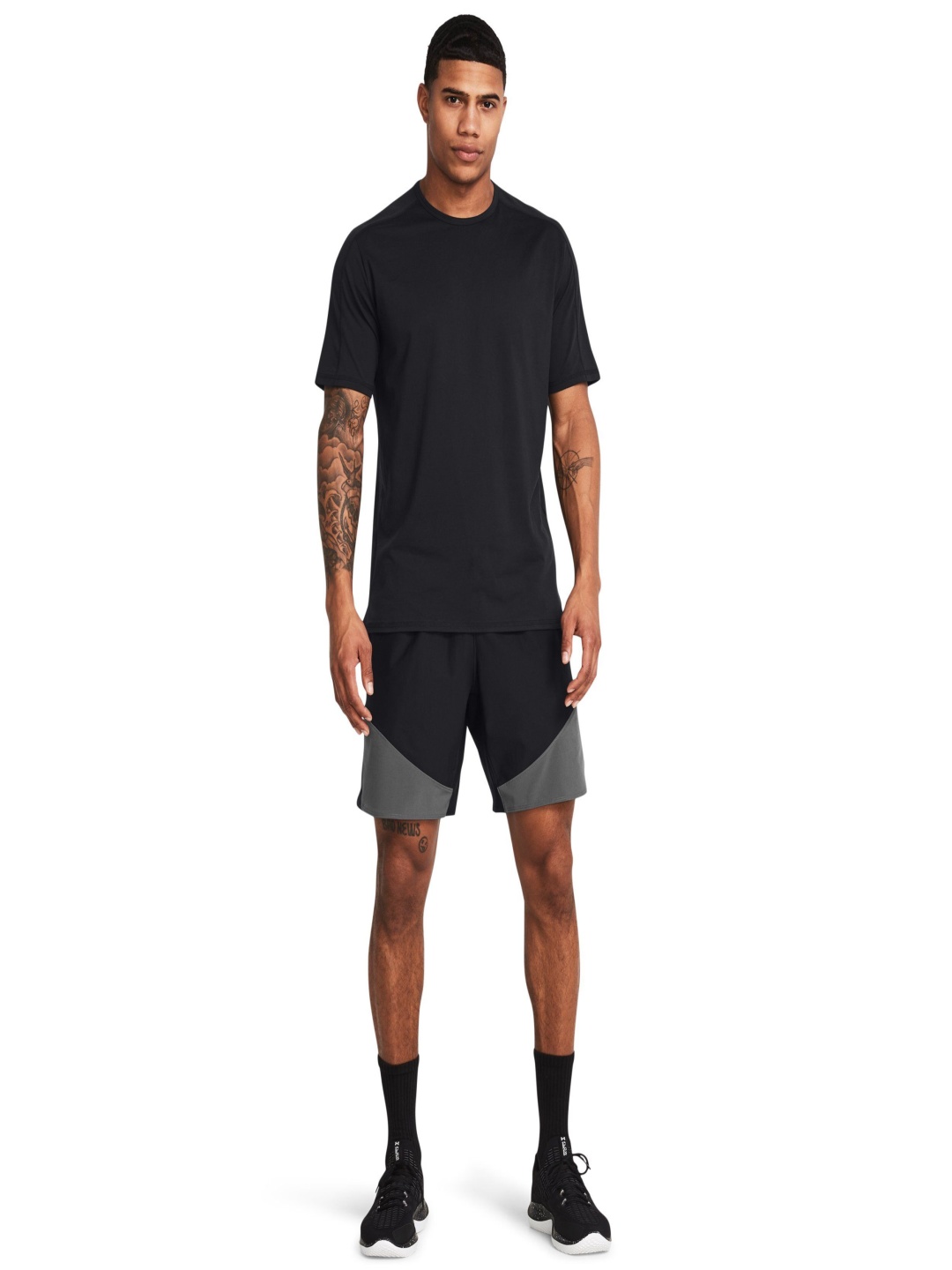 

UNDER ARMOUR UA Vanish Elite Men Slim Fit Hybrid Training or Gym Shorts, Black