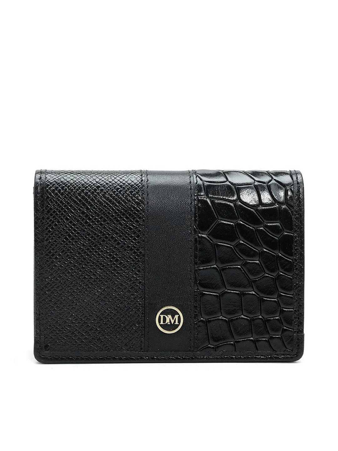 

Da Milano Unisex Leather Card Holder, Black