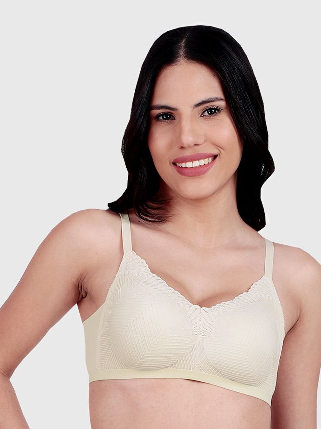 

Secret Lives Half Coverage Lightly Padded Push-Up Bra, Beige