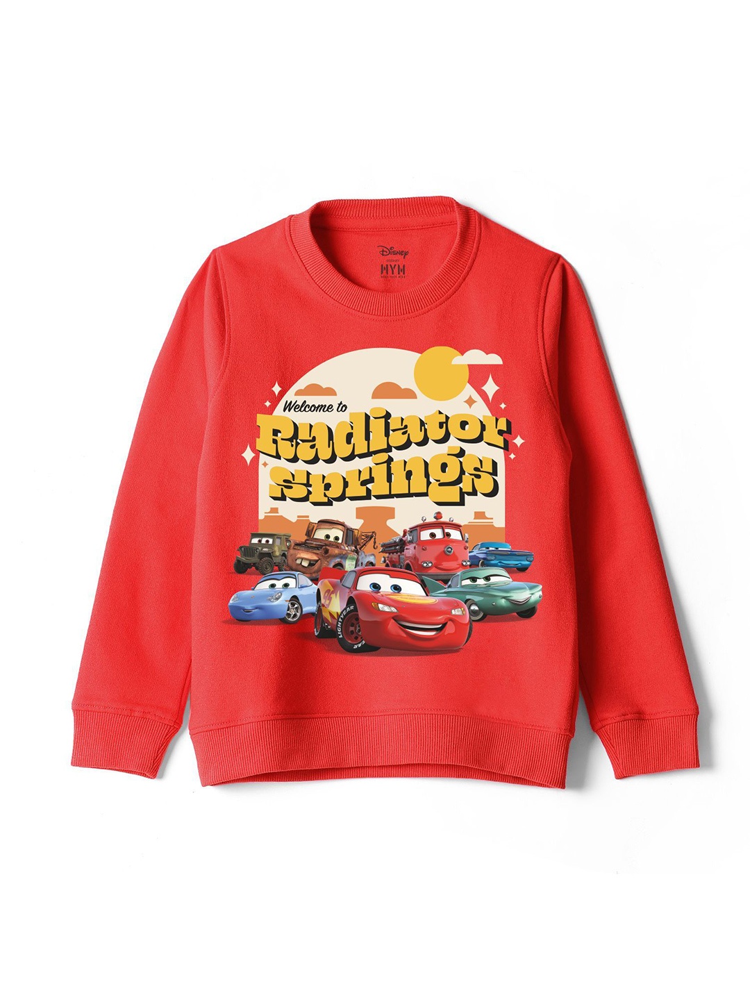 

Wear Your Mind Boys Printed Pullover Sweatshirt, Red