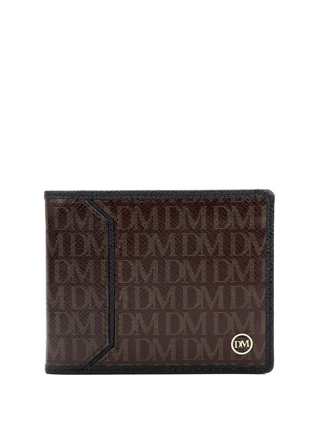 

Da Milano Men Leather Two Fold Wallet, Brown