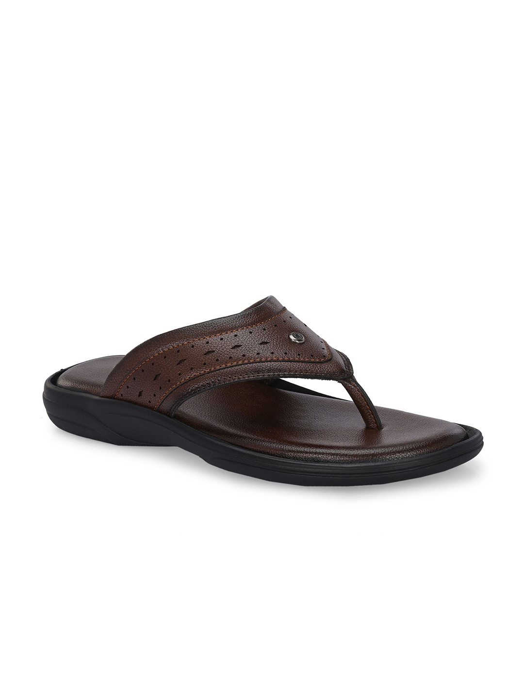 

Azzaro Black Men Thong Flip-Flops, Tan