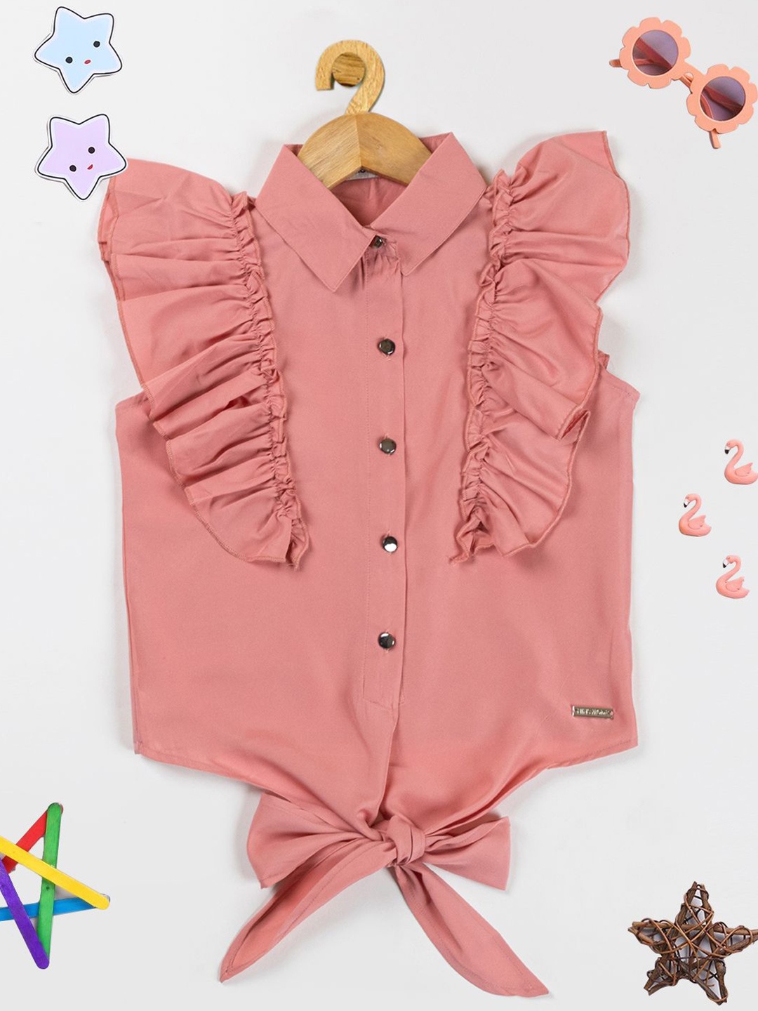 

PAMPOLINA Top, Peach